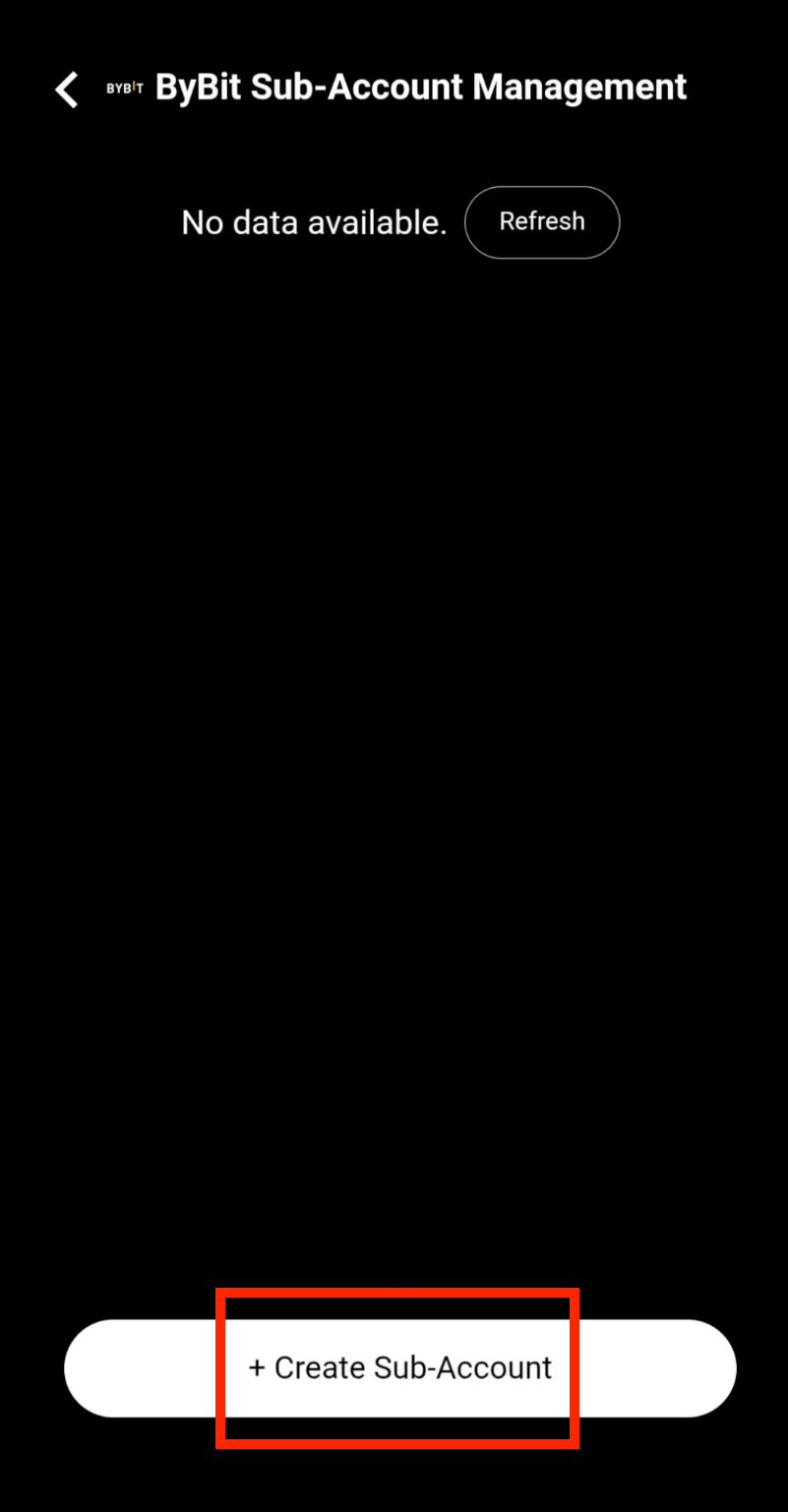 Create Bybit sub-account in CoinTech2u