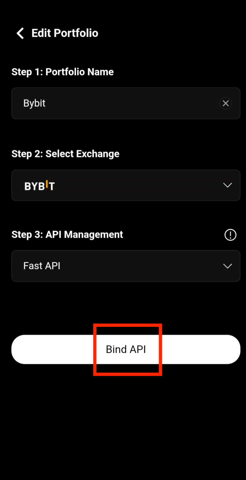 Start Bybit Fast API binding