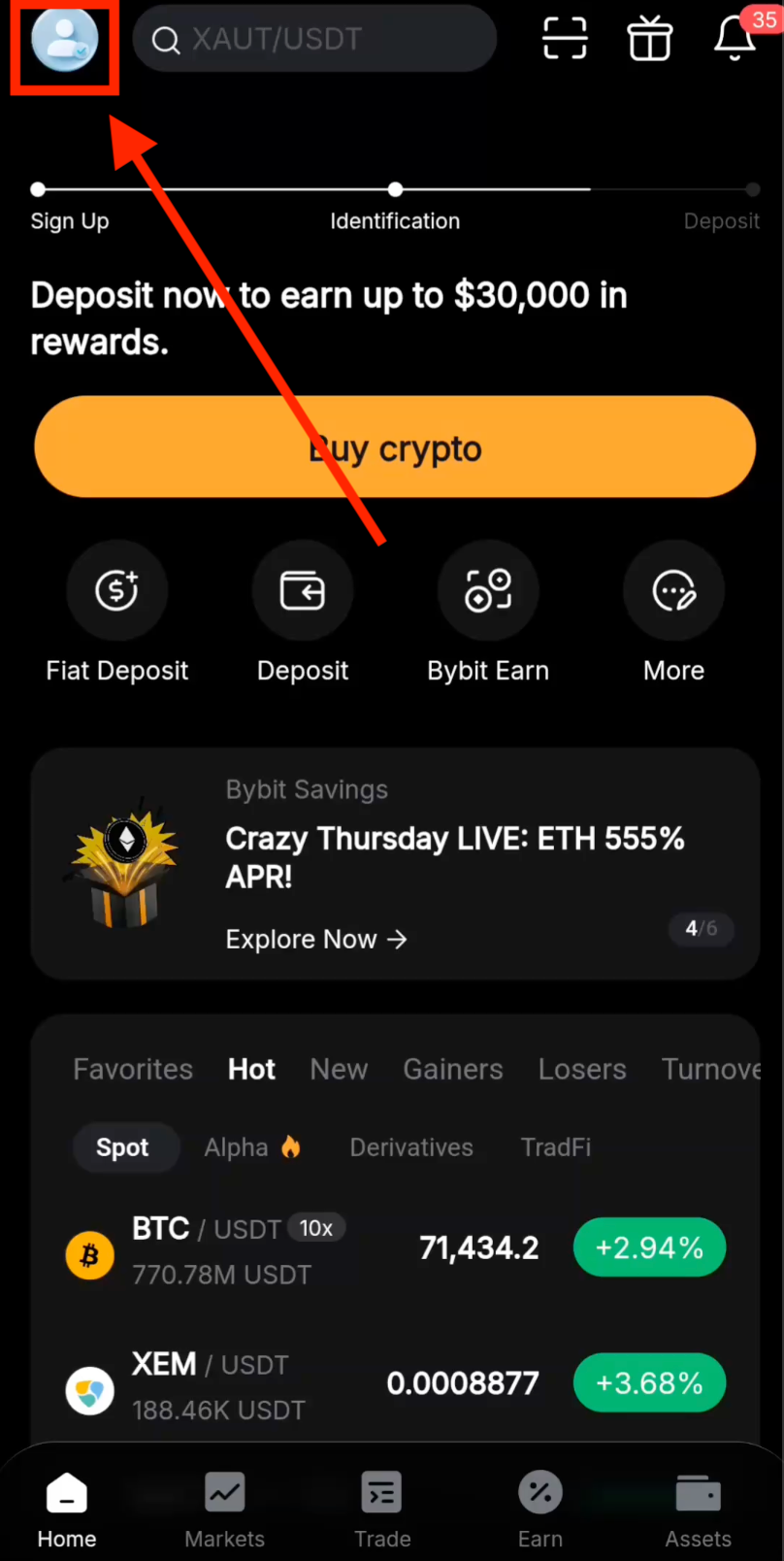 Bybit profile icon