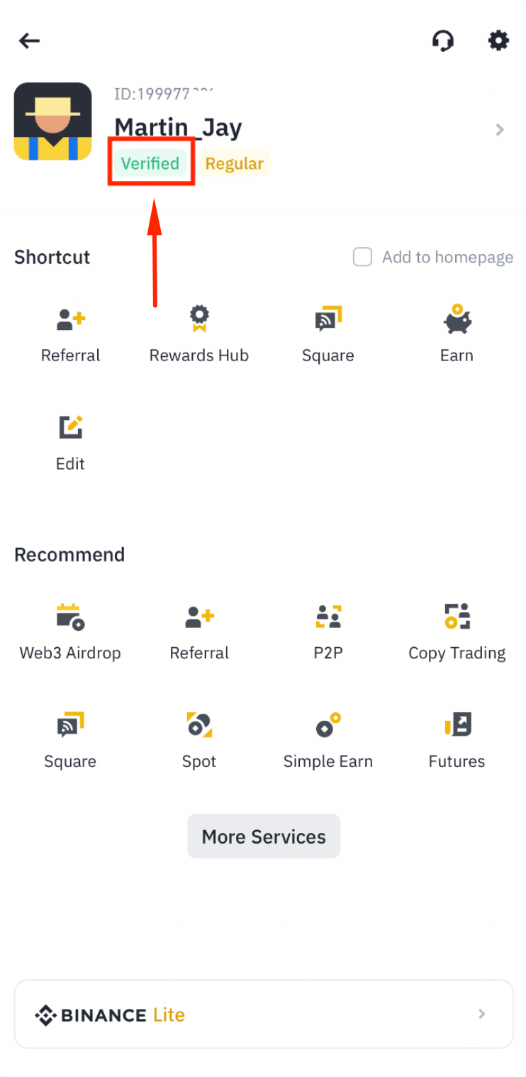 Binance KYC pending review