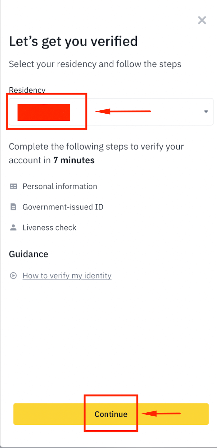 Binance security verification puzzle