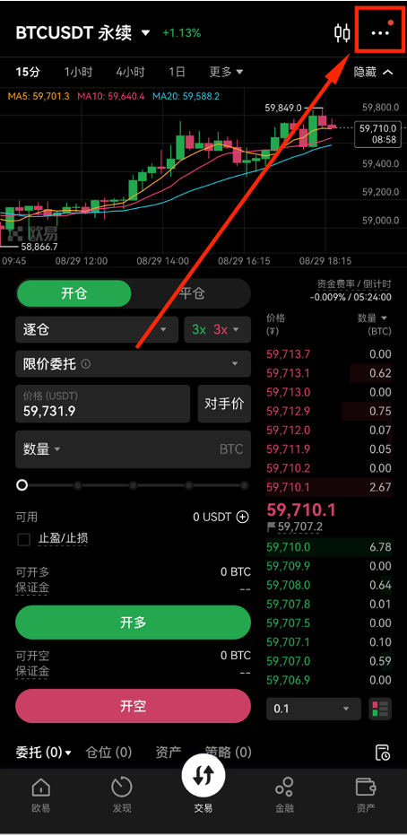 合约页面