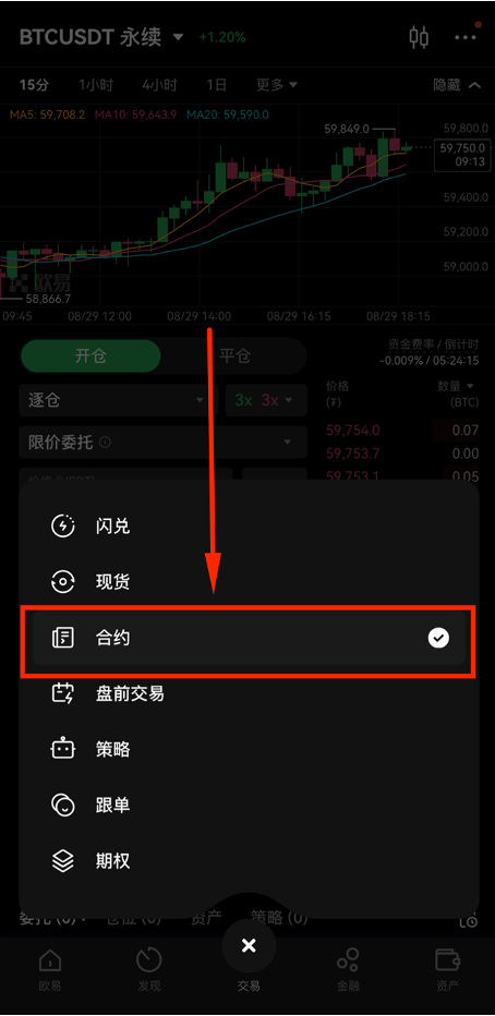 选择合约